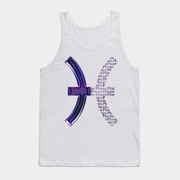 NEW!! Zodiac Symbol Pisces Tank Top by INDONESIA68